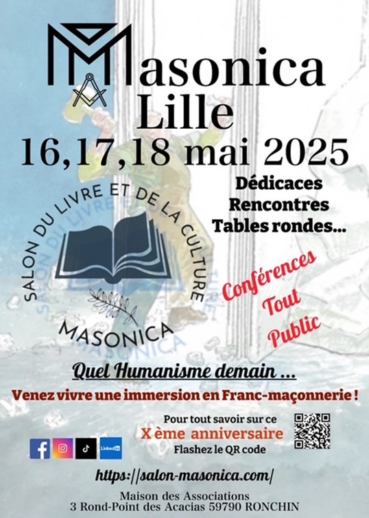 Featured image for “MASONICA Lille – Salon du livre maçonnique”